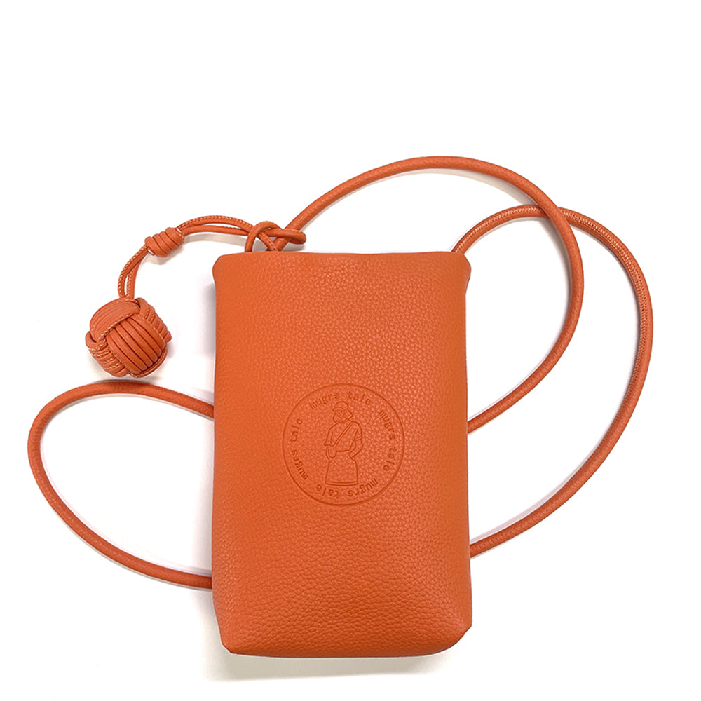 Mugrs™ Crossbody Bag, Cell Phone Crossbody Bag, Orange Color