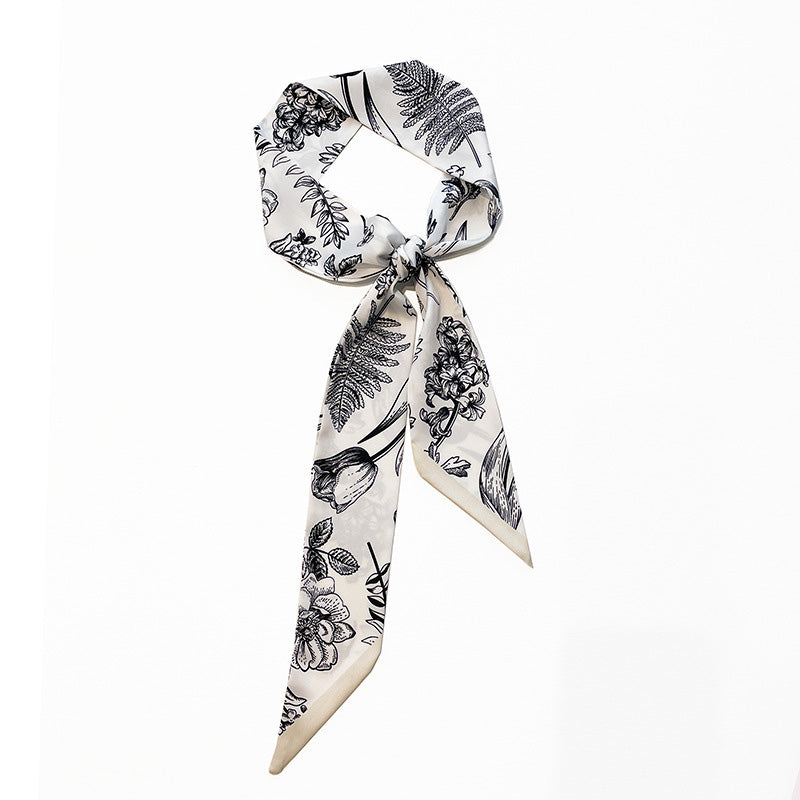 Long Silk Scarf Multi-Purpose Versatile Decorative Ribbon