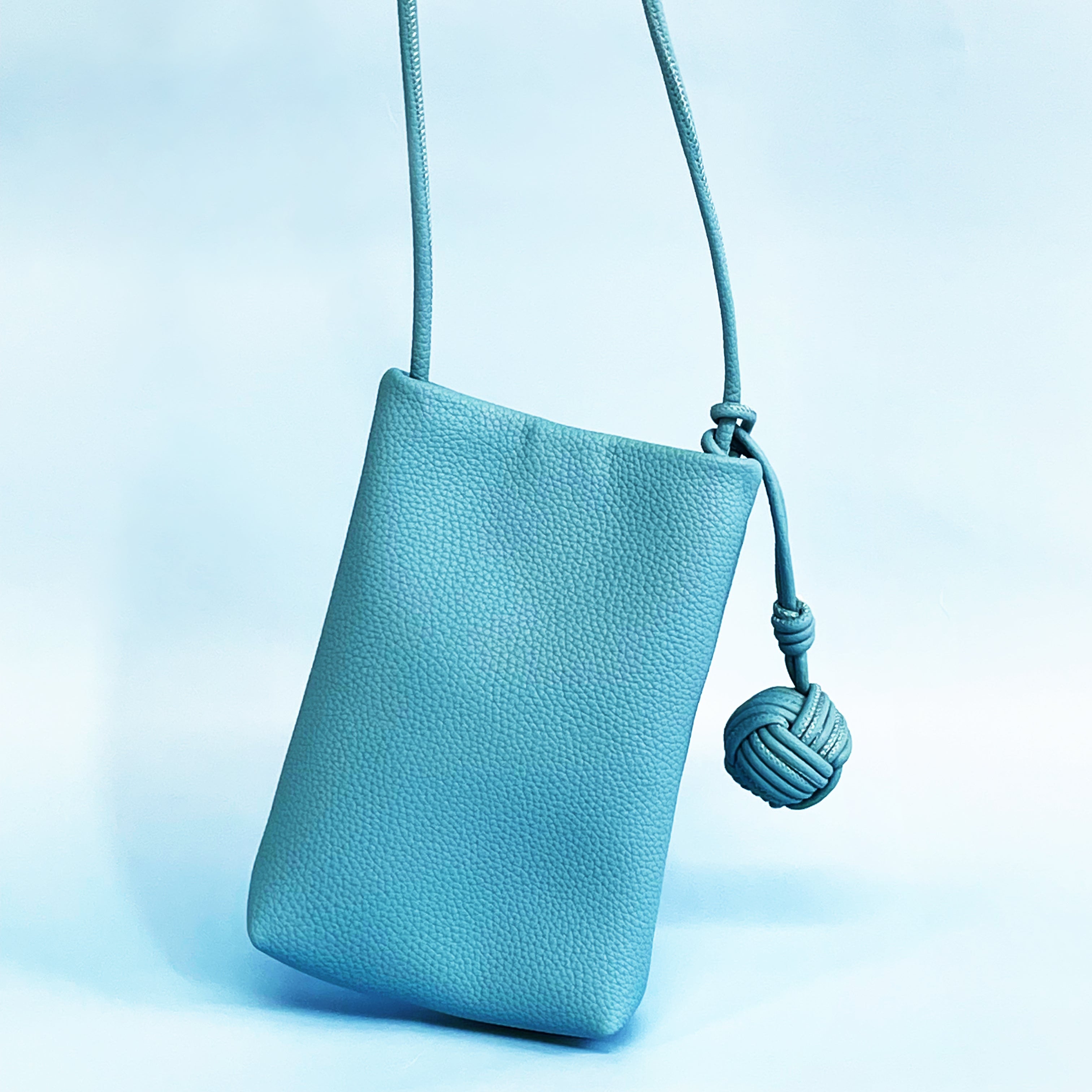 Mugrs™ Classic 1.0 Cell Phone Light Blue Crossbody Bag