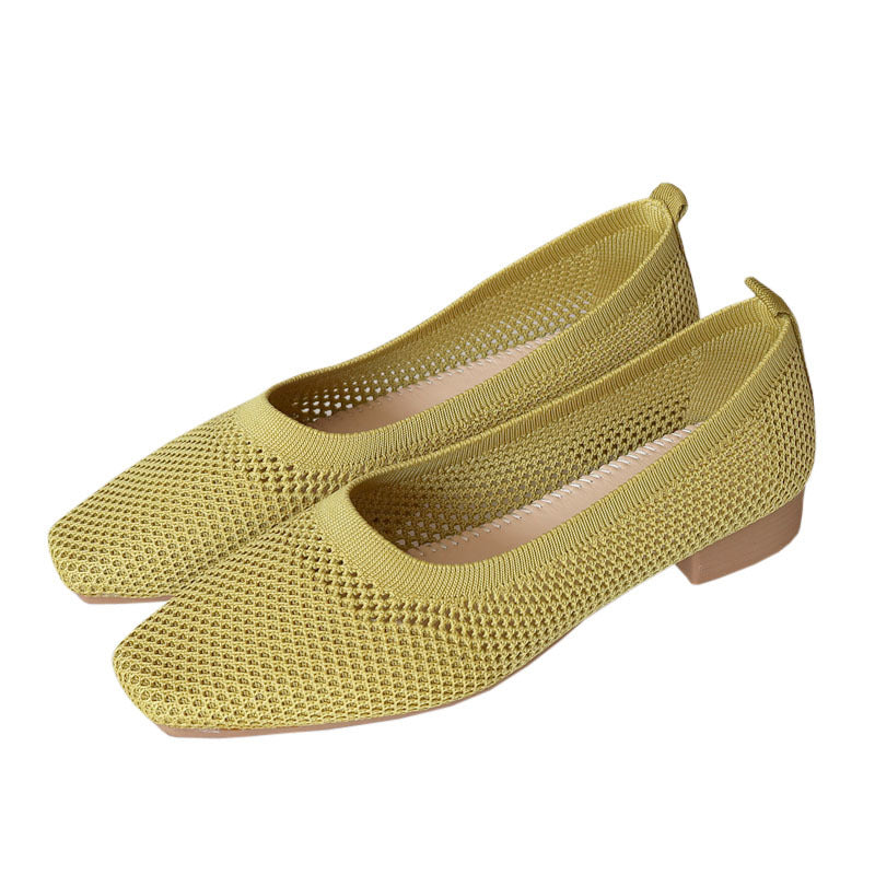 Mugrs™ Square Toe V-Cut Flats (Mugrs 2.0 )