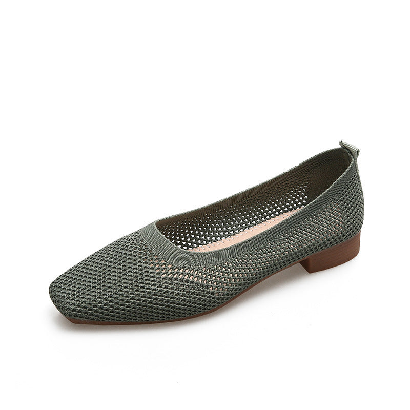 Mugrs™ Square Toe V-Cut Flats (Mugrs 2.0 )