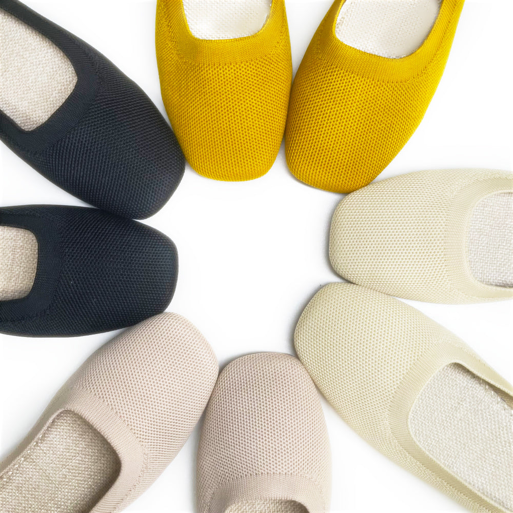 Mugrs™ Square Toe V-Cut Flats (Mugrs 2.0)