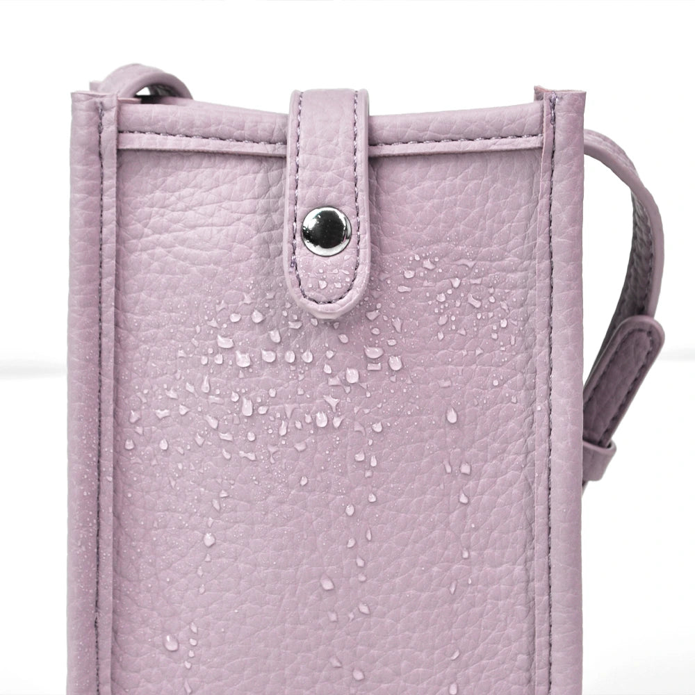حقيبة تمر بالجسم من Mugrs™ Simplicity، حقيبة طويلة تمر بالجسم للهاتف الخلوي، لون أرجواني