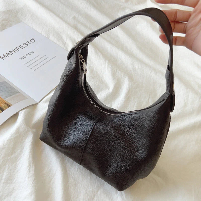 Mugrs™ Chic Leather Hobo Bag