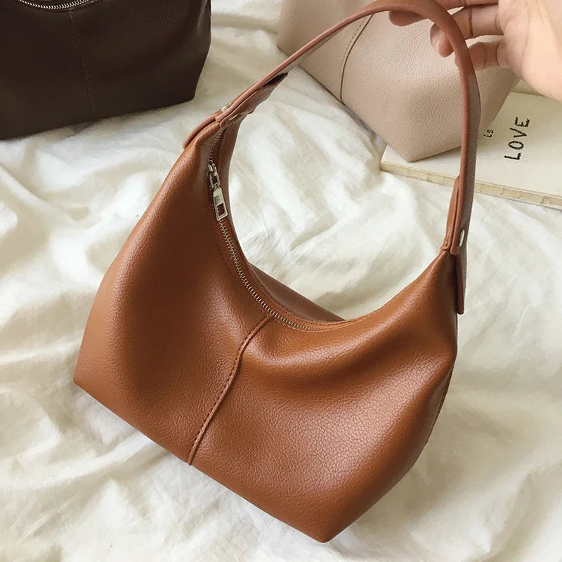 Mugrs™ Chic Leather Hobo Bag