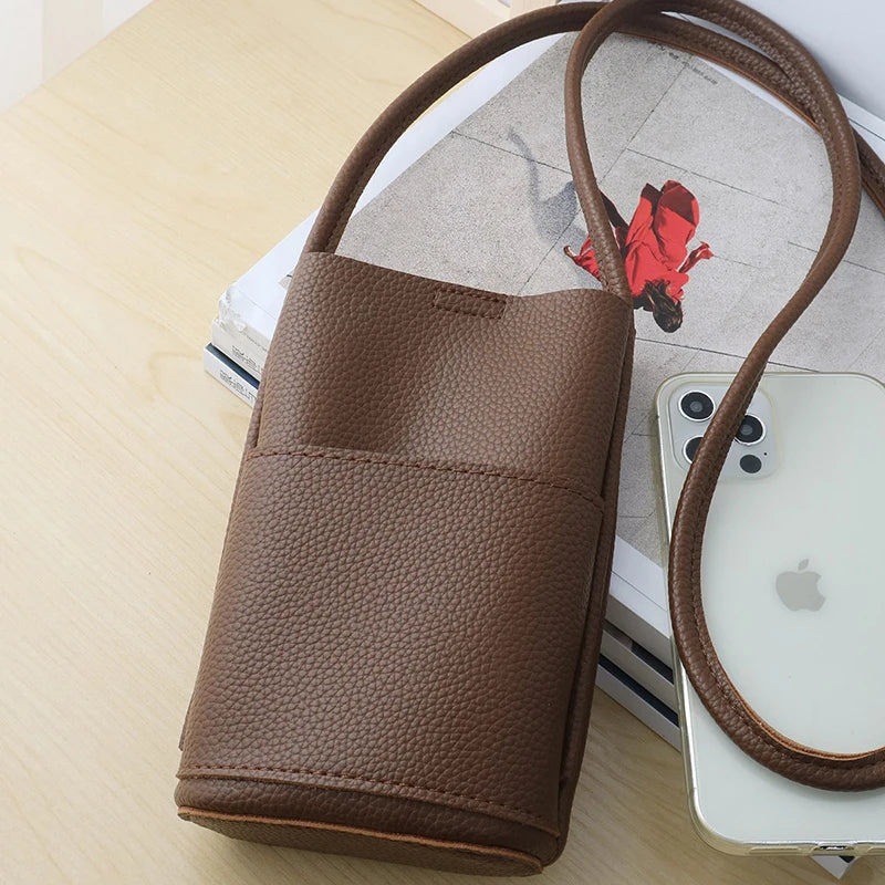 Mugrs™ Eco-Friendly Leather Card Holder Phone Bag