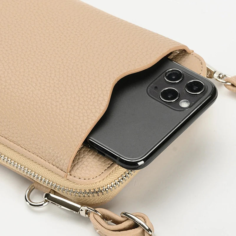 Mugrs™ Stylish Vegan Leather Crossbody Mobile Phone Bag