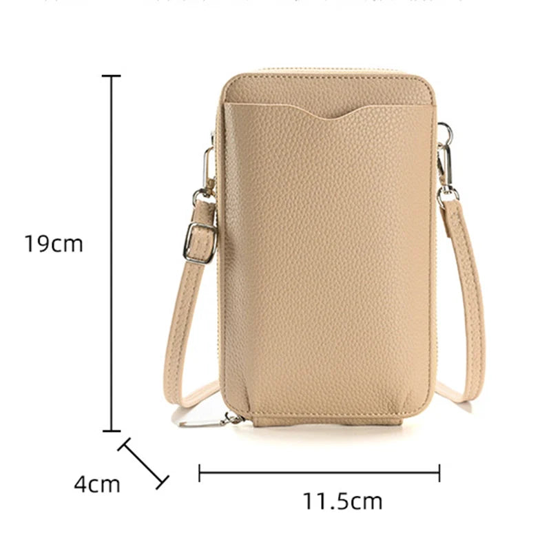 Mugrs™ Stylish Vegan Leather Crossbody Mobile Phone Bag