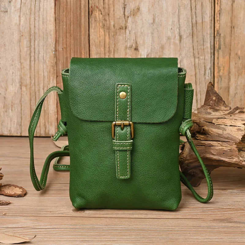 Mugrs™ Vegan Leather Bucket Crossbody Phone Bag