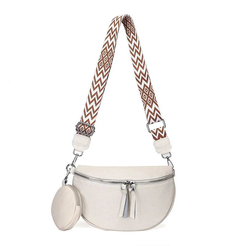 Mugrs™ Luxury Genuine Leather Two Piece Crossbody Bag