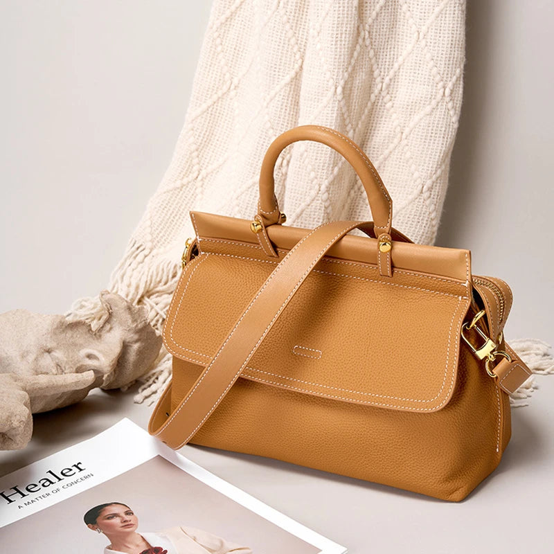 Mugrs™ Sicily Soft Medium Leather Bag