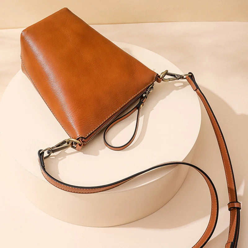 Mugrs™ Vintage Vegan Leather Bucket Phone Bag