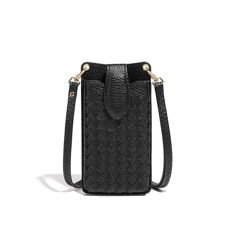 Mugrs™ Luxury Claire Woven Crossbody Phone Bag