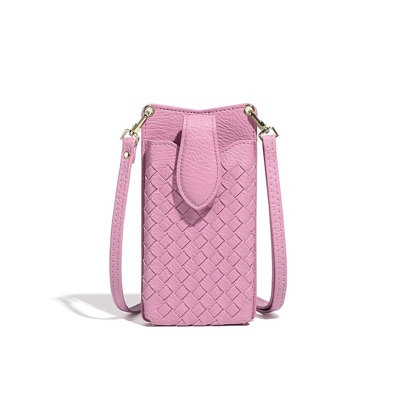 Mugrs™ Luxury Claire Woven Crossbody Phone Bag