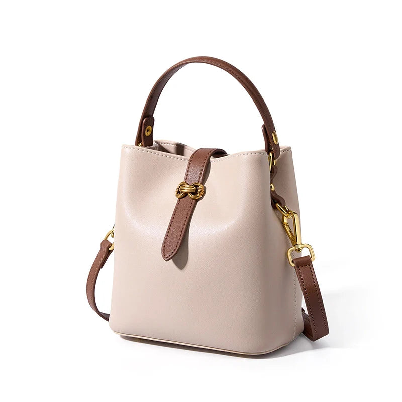 Mugrs™ Leather Bucket Bag Crossbody Bag Handbag Advanced Simplicity