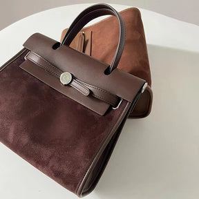 Mugrs™ Vintage Vegan Leather Crossbody Kelly Bag