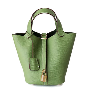 Mugrs™ Vegetable basket bag  bucket bag commuter bag leather