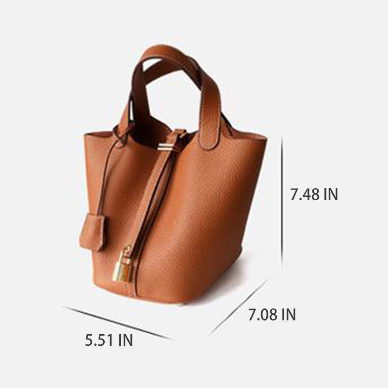 Mugrs™ Vegetable basket bag  bucket bag commuter bag leather