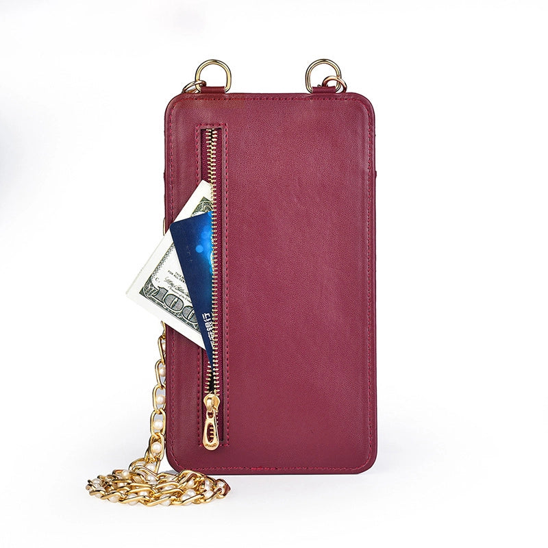 Mugrs™ Woven Vegan Crossbody Phone Bag, Card Holder