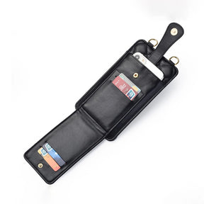 Mugrs™ Woven Vegan Crossbody Phone Bag, Card Holder