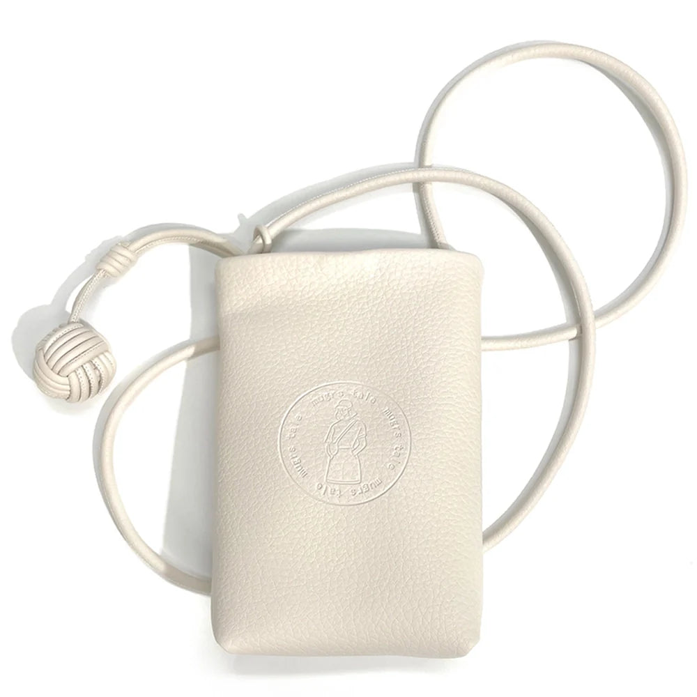 Mugrs™ Crossbody Bag, Cell Phone Crossbody Bag, Cream Color