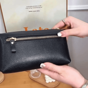 Mugrs™ Zipper Leather Clutch Bag, 5 Colors